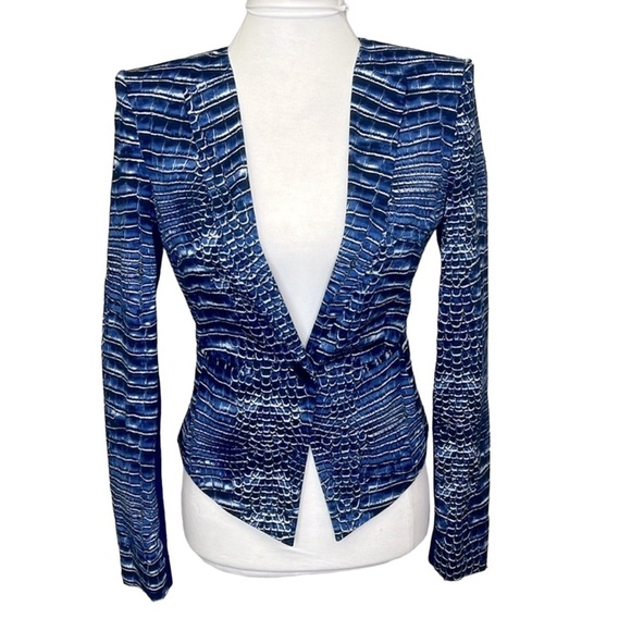 BCBG Maxazria Jordyn Blazer Blue - Picture 2 of 4